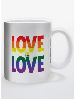 Boxlunch Love Is Love Rainbow Mug