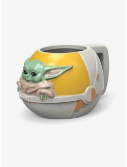Boxlunch Star Wars The Mandalorian The Child In Pram Figural Mug