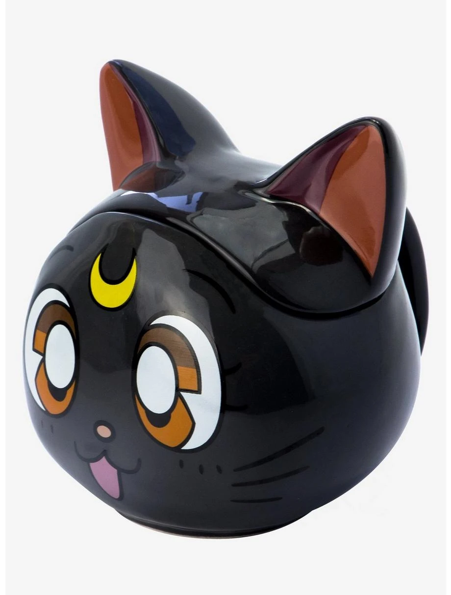 Boxlunch Sailor Moon Luna And Artemis 3D Mug Gift Set 2 Boxlunch Sailor Moon Luna And Artemis 3D Mug Gift Set - Image 2