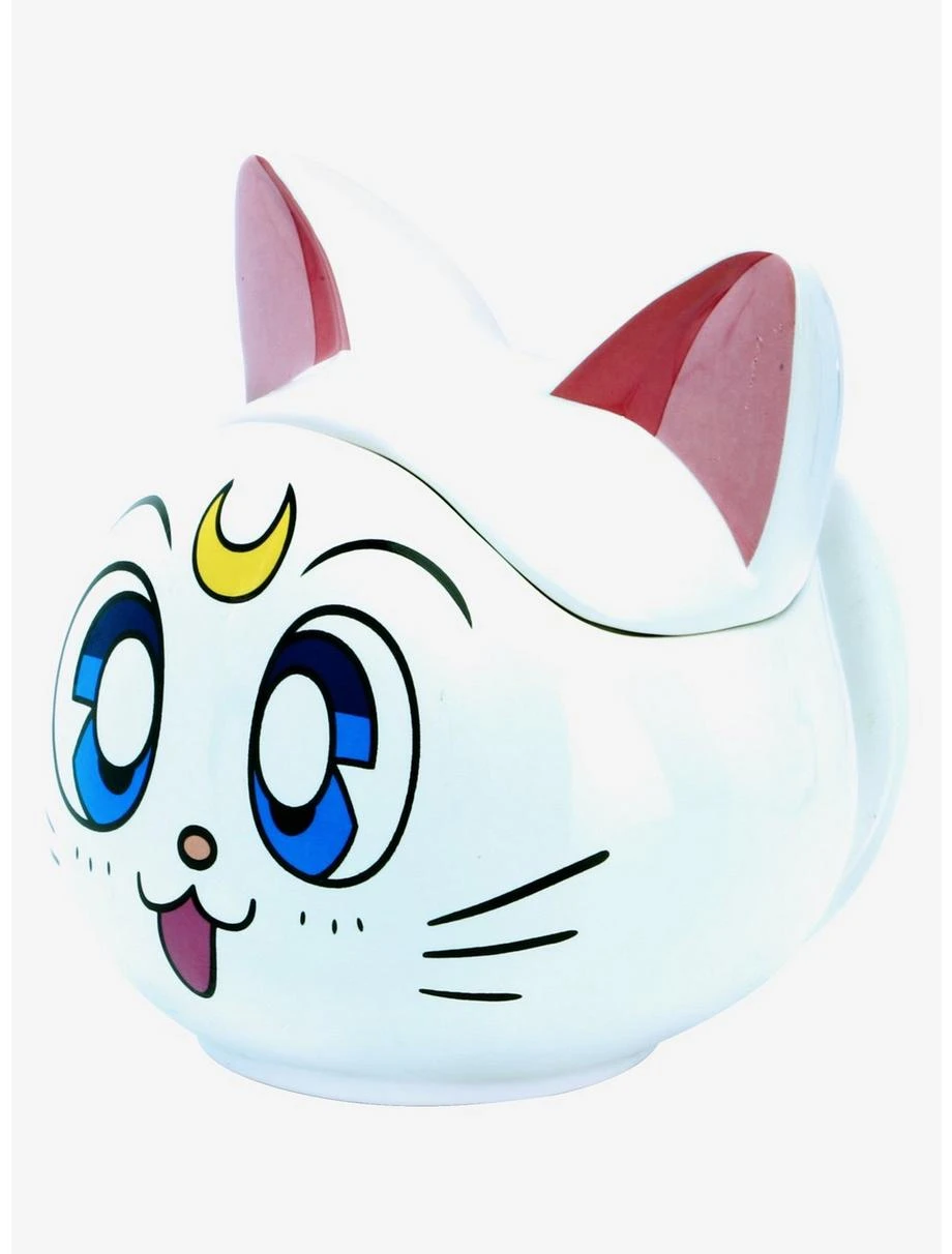 Boxlunch Sailor Moon Luna And Artemis 3D Mug Gift Set 3 Boxlunch Sailor Moon Luna And Artemis 3D Mug Gift Set - Image 3
