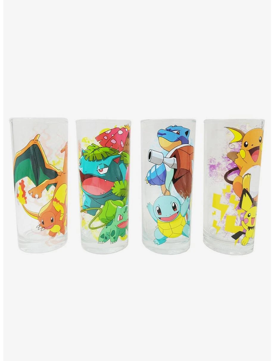 Boxlunch Pokémon Starter Pokémon Glass Set 3 Boxlunch Pokémon Starter Pokémon Glass Set - Image 3