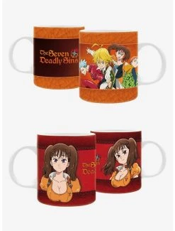 Boxlunch Seven Deadly Sins 11 Oz Mug 2 Pack