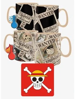 Alternative view of Boxlunch One Piece Straw Hat Crew Magic Mug & Coaster Set
