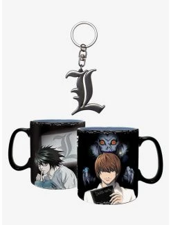 Boxlunch Death Note Heat Change Mug And Keychain Bundle