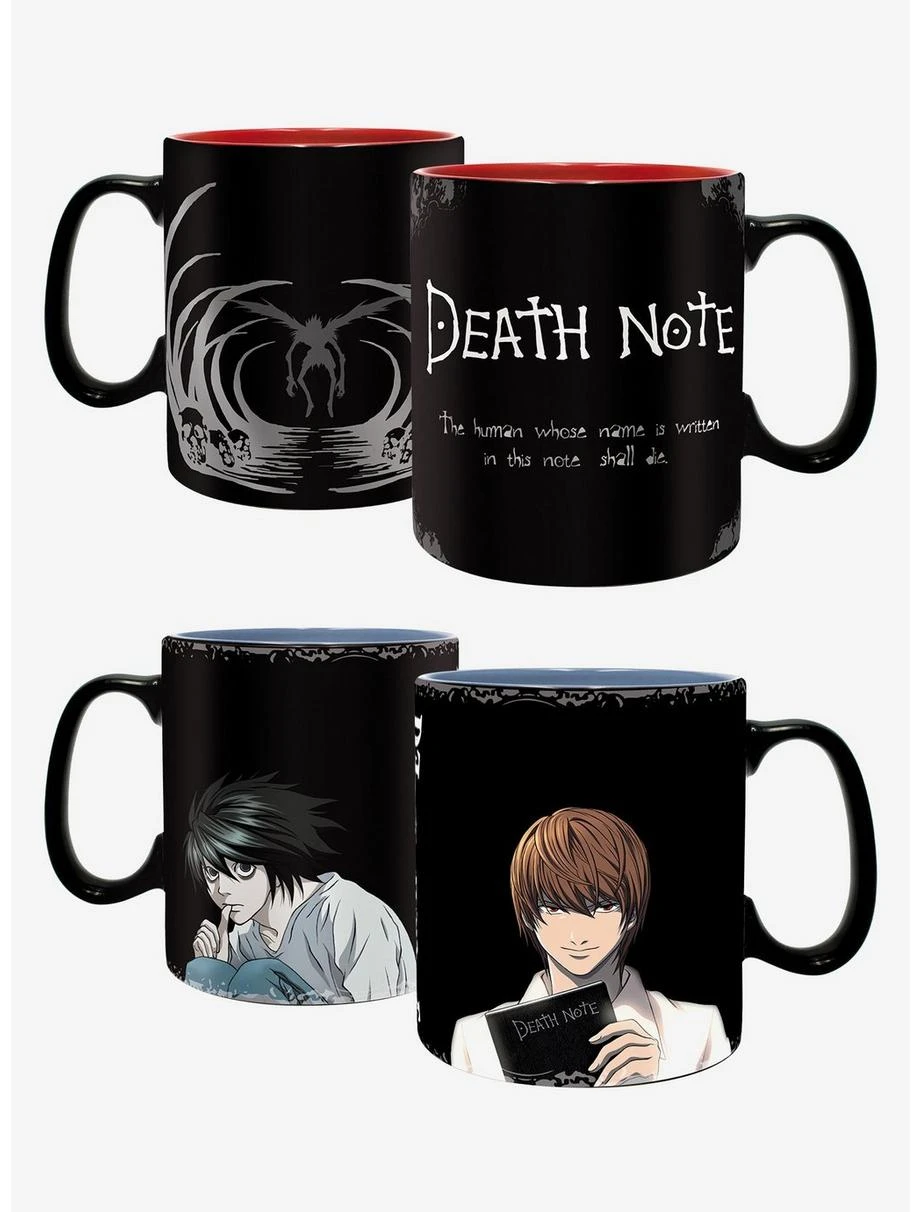 Boxlunch Death Note Twin Pack Mugs 1 Boxlunch Death Note Twin Pack Mugs
