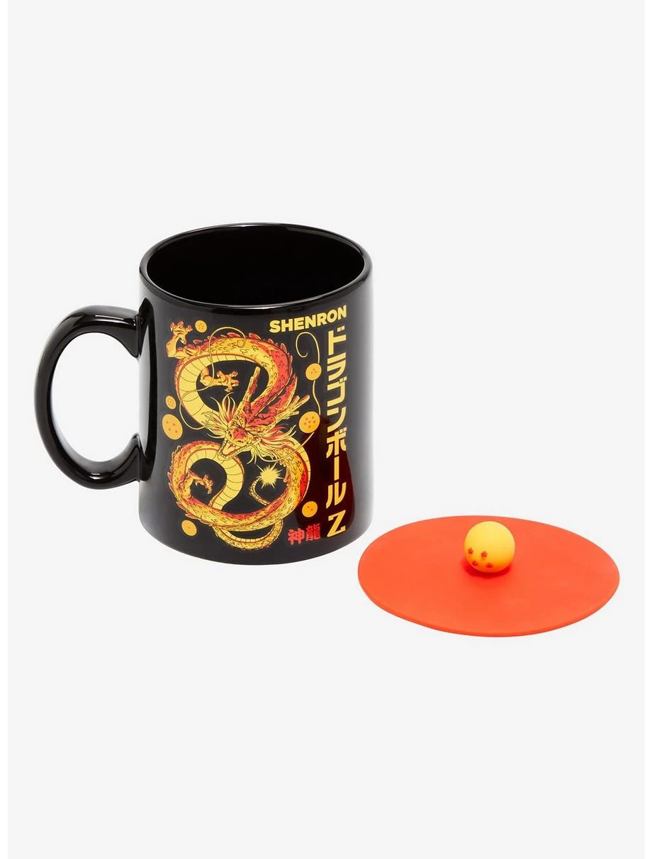 Boxlunch Dragon Ball Z Shenron Mug With Lid 3 Boxlunch Dragon Ball Z Shenron Mug With Lid - Image 3