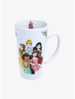 Boxlunch Disney Princess Sketch Group Portrait Mug