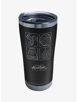 Boxlunch Avatar: The Last Airbender Elements 20oz Stainless Steel Travel Mug