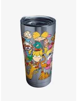 Boxlunch Nickelodeon Classic Characters 20z Stainless Steel Travel Mug