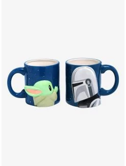 Boxlunch Star Wars The Mandalorian Mando & The Child 3D Mug Set