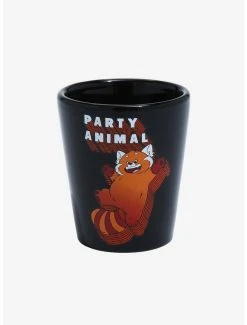Boxlunch Disney Pixar Turning Red Mei The Red Panda Party Animal Mini Glass