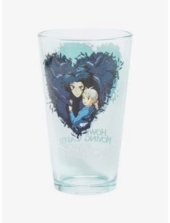 Studio Ghibli Howl's Moving Castle Heart Frame Pint Glass - BoxLunch Exclusive
