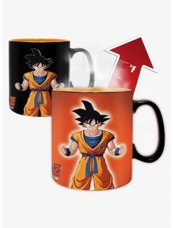 Alternative view of Boxlunch Dragon Ball Z Kakarot Goku And Vegeta Heat Change Mug Bundle