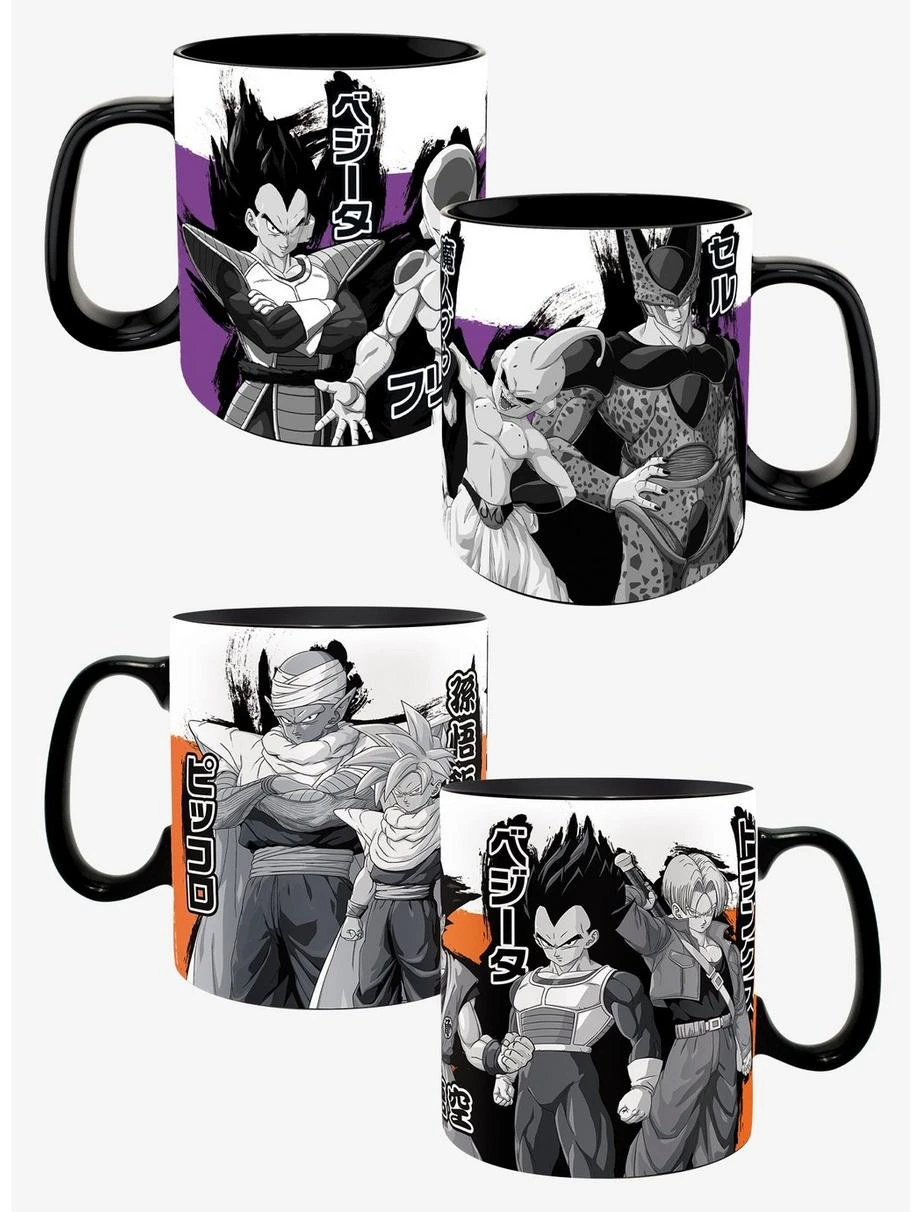 Boxlunch Dragon Ball Z Kakarot Big Mug Twin Pack 1 Boxlunch Dragon Ball Z Kakarot Big Mug Twin Pack