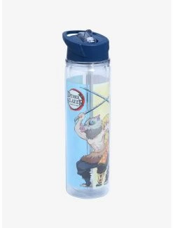Boxlunch Demon Slayer: Kimetsu No Yaiba Group Panels Water Bottle