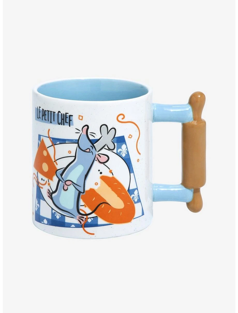 Boxlunch Disney Pixar Ratatouille Le Petit Chef Rolling Pin Handle Mug 2 Boxlunch Disney Pixar Ratatouille Le Petit Chef Rolling Pin Handle Mug - Image 2
