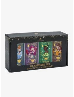 Boxlunch Disney Princess Mystic Portraits Glass Set -Boxlunch Store 17038916 av3