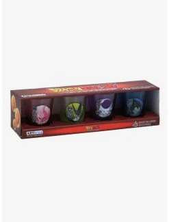 Boxlunch Dragon Ball Z Villain Portraits Mini Glass Set 7 Boxlunch Dragon Ball Z Villain Portraits Mini Glass Set -Boxlunch Store 17401336 av4