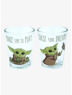 Boxlunch Star Wars The Mandalorian The Child Mini Glass Set -Boxlunch Store 17585155 av2