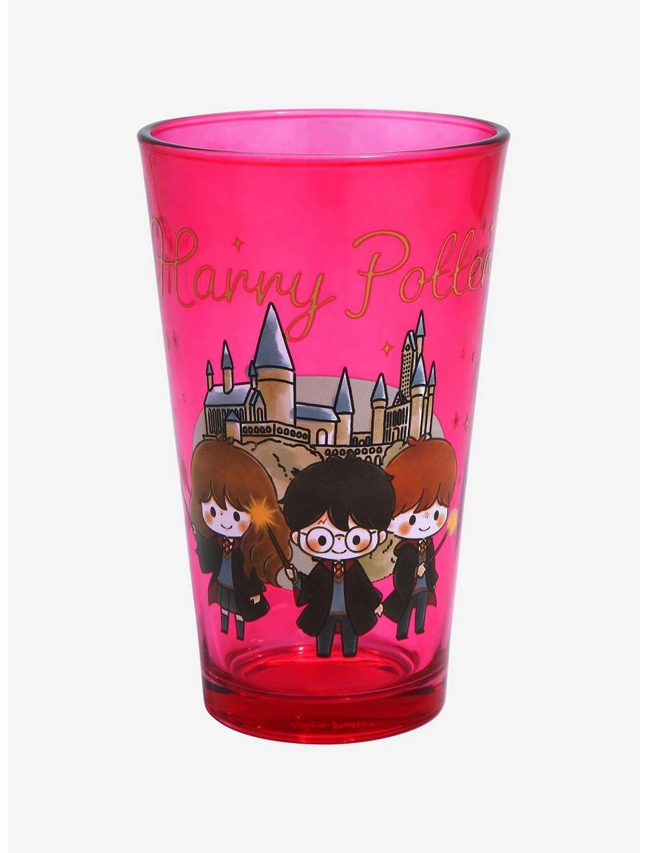 Boxlunch Harry Potter Chibi Trio Pint Glass 1 Boxlunch Harry Potter Chibi Trio Pint Glass