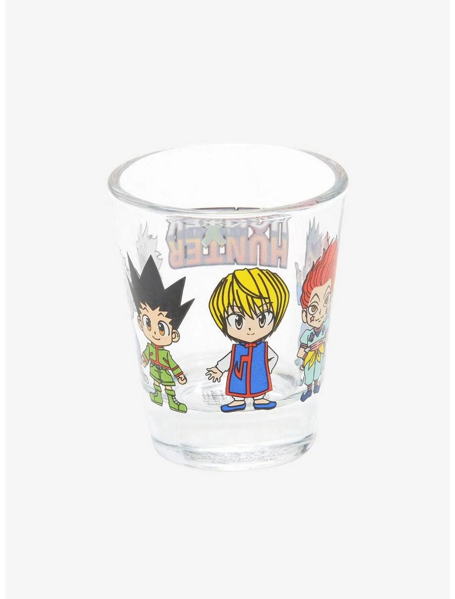 Boxlunch Hunter X Hunter Chibi Group Portrait Mini Glass 2 Boxlunch Hunter X Hunter Chibi Group Portrait Mini Glass - Image 2