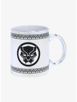 Alternative view of Boxlunch Marvel Black Panther Logo Electroplated Mug
