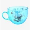 Boxlunch Disney Lilo & Stitch Ohana Stitch Glass Mug
