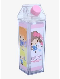 Boxlunch Fruits Basket X Hello Kitty And Friends Panel Portraits Milk Carton Water Bottle