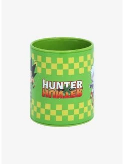 Boxlunch Hunter X Hunter Chibi Characters Checkered Stripe Mug 5 Boxlunch Hunter X Hunter Chibi Characters Checkered Stripe Mug -Boxlunch Store 18250200 av2