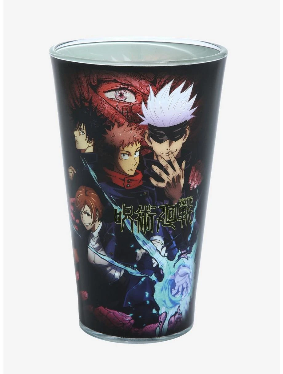 Boxlunch Jujutsu Kaisen Poster Pint Glass 1 Boxlunch Jujutsu Kaisen Poster Pint Glass