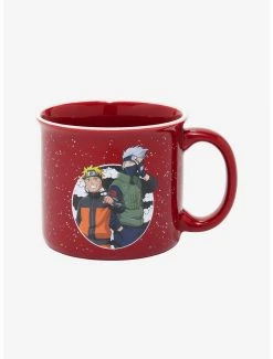 Alternative view of Boxlunch Naruto Shippuden Kakashi & Naruto Portrait Camper Mug