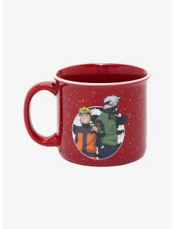 Boxlunch Naruto Shippuden Kakashi & Naruto Portrait Camper Mug