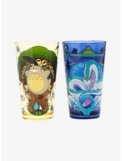 Studio Ghibli Icon Portraits Pint Glass Set - BoxLunch Exclusive -Boxlunch Store 19116615 av2