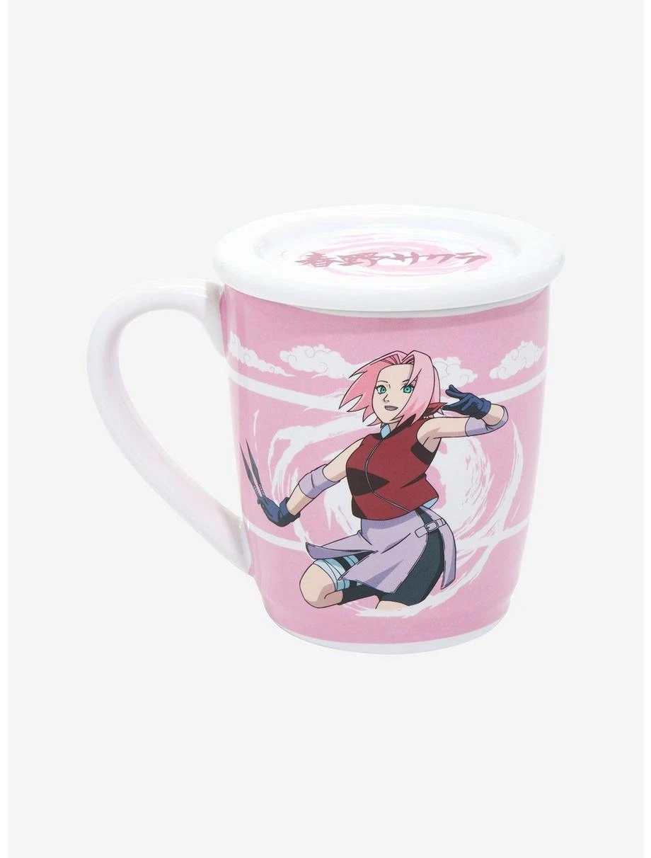 Boxlunch Naruto Shippuden Sakura Portrait Mug & Coaster 2 Boxlunch Naruto Shippuden Sakura Portrait Mug & Coaster - Image 2