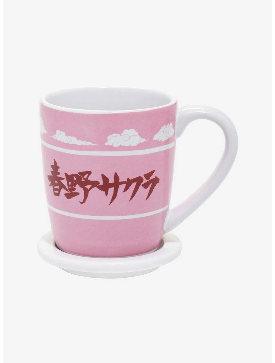 Boxlunch Naruto Shippuden Sakura Portrait Mug & Coaster 3 Boxlunch Naruto Shippuden Sakura Portrait Mug & Coaster - Image 3