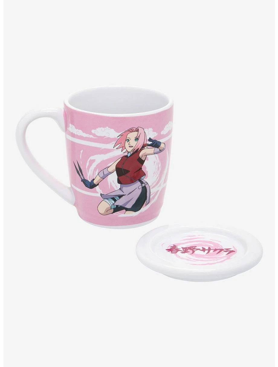 Boxlunch Naruto Shippuden Sakura Portrait Mug & Coaster 1 Boxlunch Naruto Shippuden Sakura Portrait Mug & Coaster