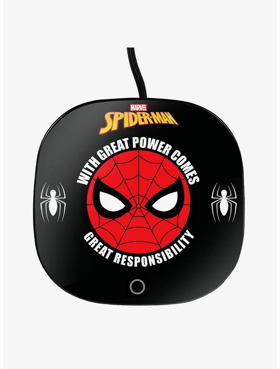 Boxlunch Marvel Spider-Man Uncanny Brands Mug Warmer With Spidey Molded Mug Auto Shut On/Off 1 Boxlunch Marvel Spider-Man Uncanny Brands Mug Warmer With Spidey Molded Mug Auto Shut On/Off