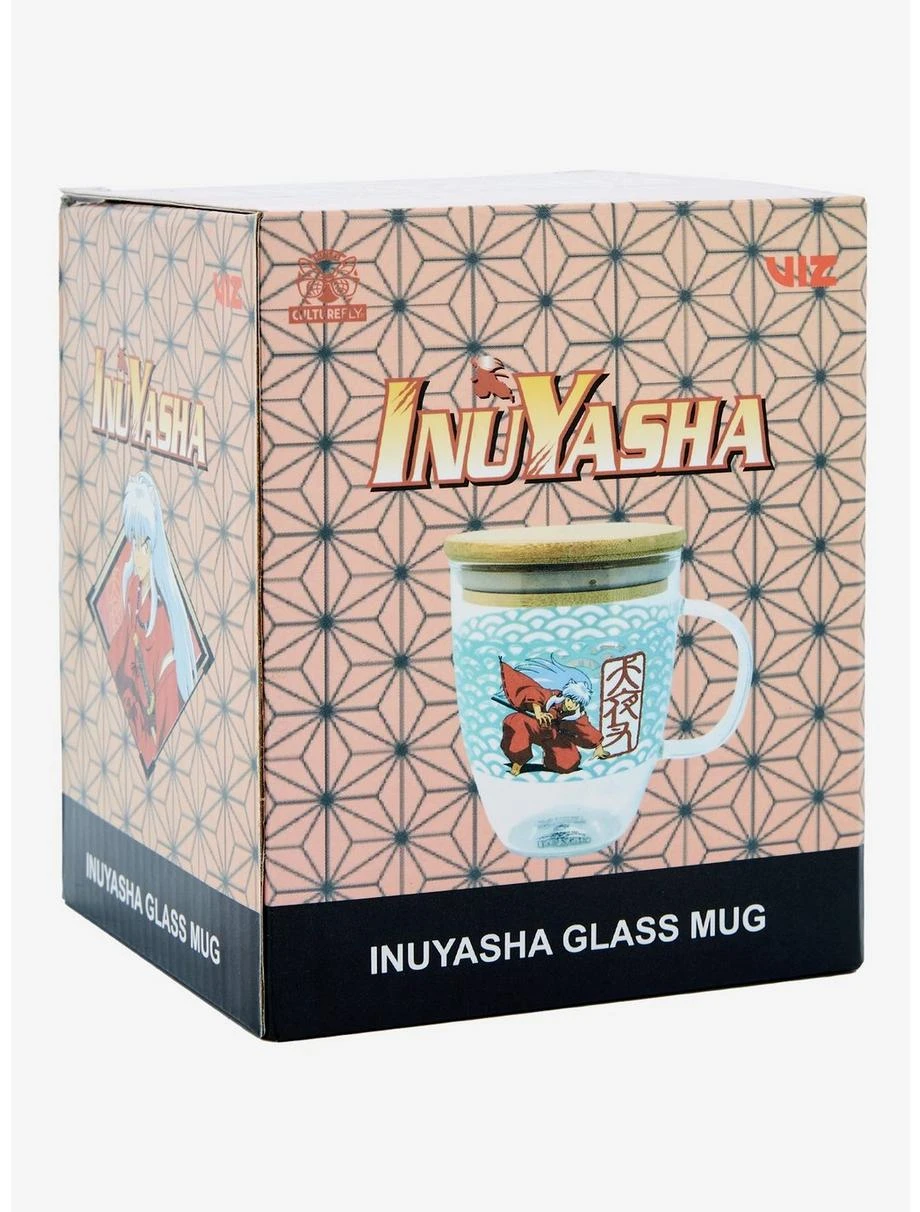 InuYasha Character Portrait Glass Mug With Lid - BoxLunch Exclusive - Image 3