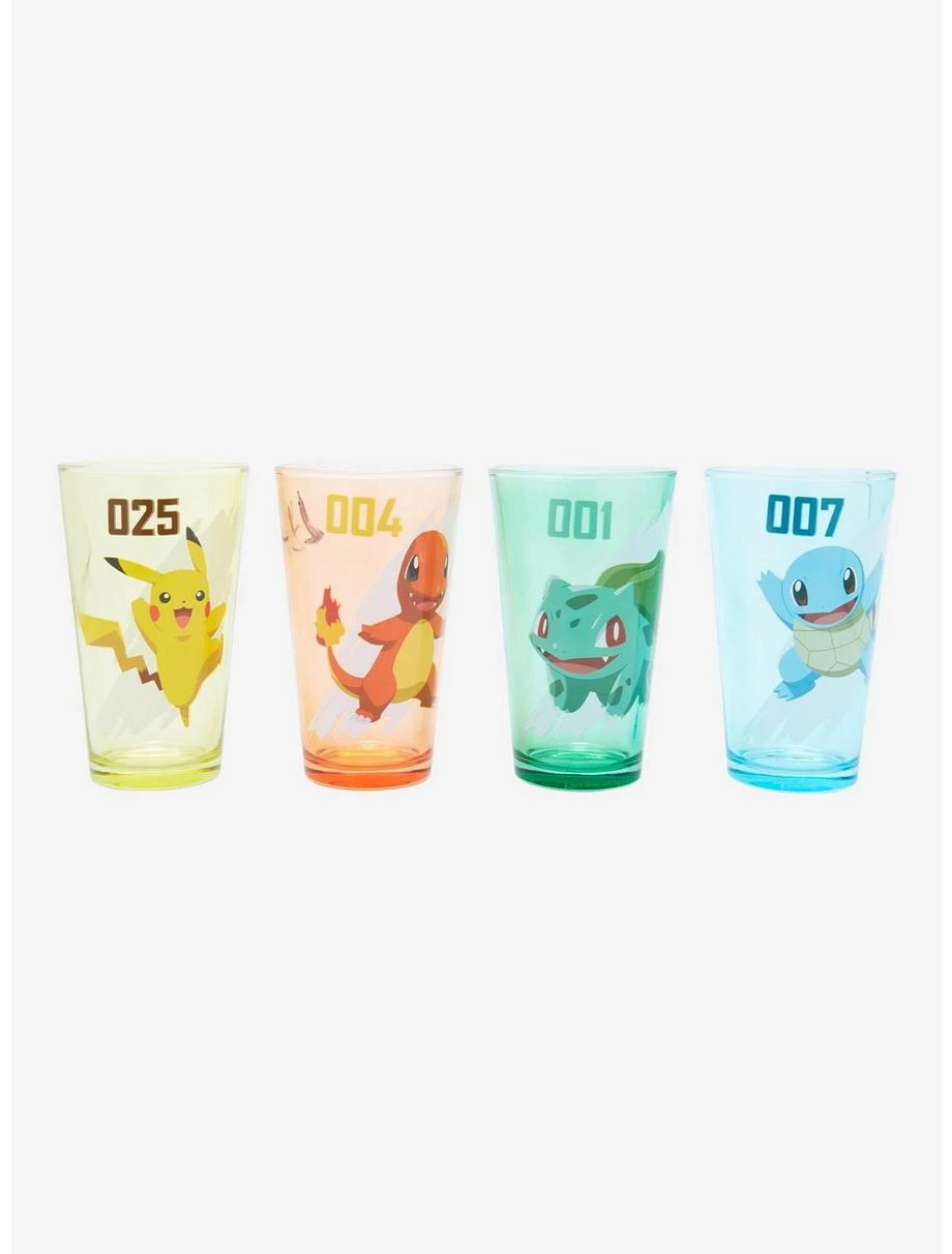 Boxlunch Pokémon Portrait Pint Glass Set 2 Boxlunch Pokémon Portrait Pint Glass Set - Image 2