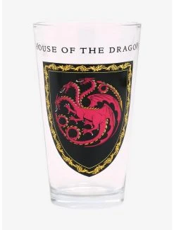 Boxlunch Game Of Thrones House Of The Dragon Crest Pint Glass