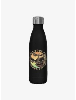 Boxlunch Star Wars The Book Of Boba Fett Bounty Time Black Stainless Steel Water Bottle