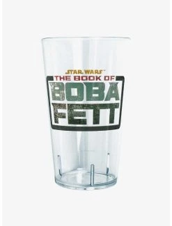 Boxlunch Star Wars The Book Of Boba Fett Boba Fett Main Logo Pint Glass