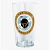 Boxlunch Star Wars The Book Of Boba Fett New Boss Badge Pint Glass