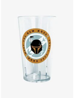 Boxlunch Star Wars The Book Of Boba Fett New Boss Badge Pint Glass