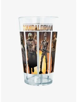 Boxlunch Star Wars The Mandalorian Boba Box Up Pint Glass
