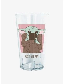Boxlunch Star Wars The Mandalorian Just Sippin Pint Glass
