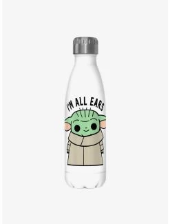 Boxlunch Star Wars The Mandalorian The Child White Stainless Steel Water Bottle