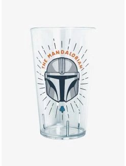 Boxlunch Star Wars The Mandalorian Simple Shield Pint Glass