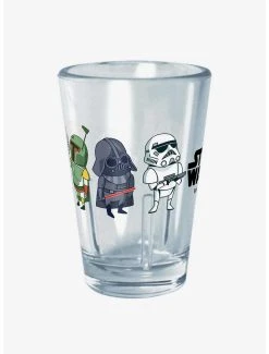 Boxlunch Star Wars Doodles Mini Glass