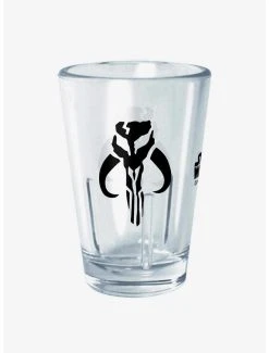 Boxlunch Star Wars Mandalorian Logo Mini Glass